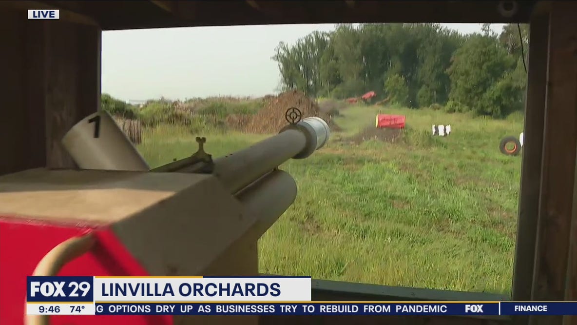 Linvilla Orchards has an apple blaster